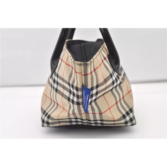 Burberry Blue Label Nova Check Mini Tote Nylon EUC - Picture 9 of 17